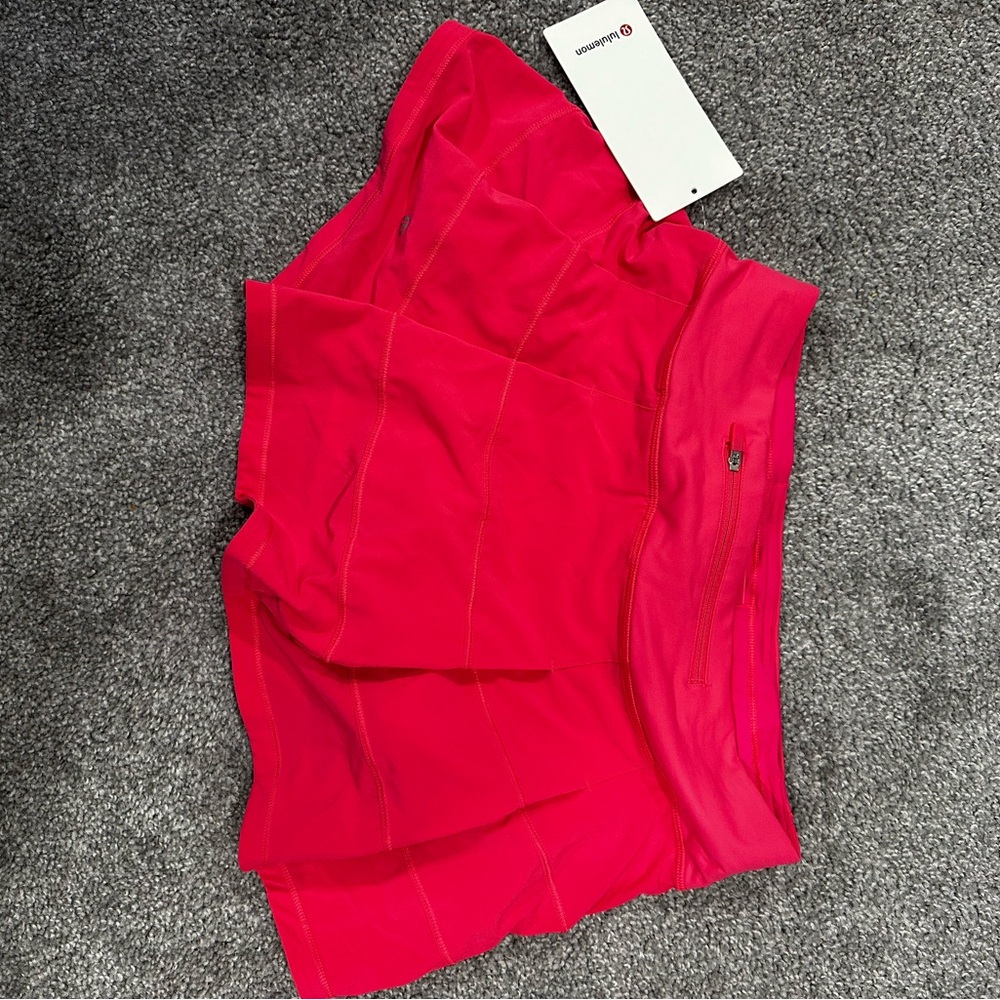 NWT Lululemon Pace Rival Pink Skirt